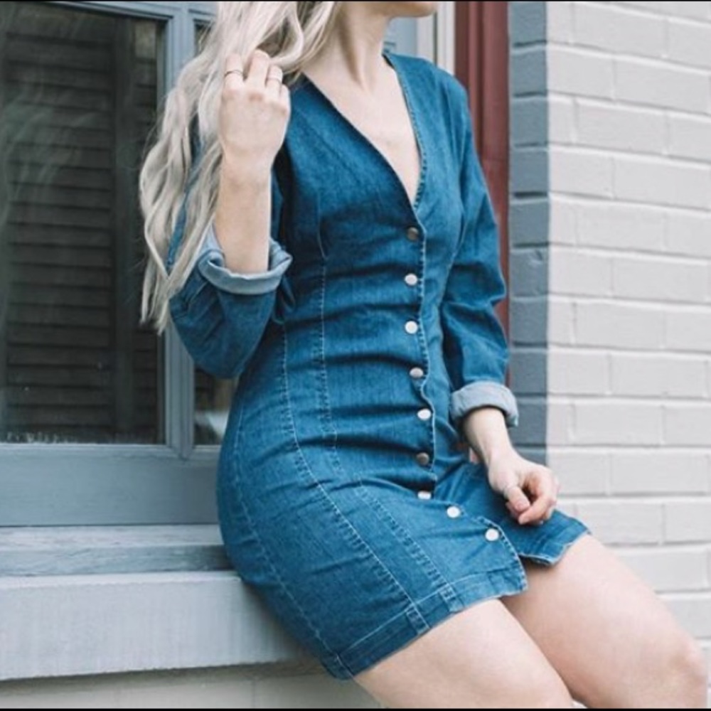 Free People Denim dress
